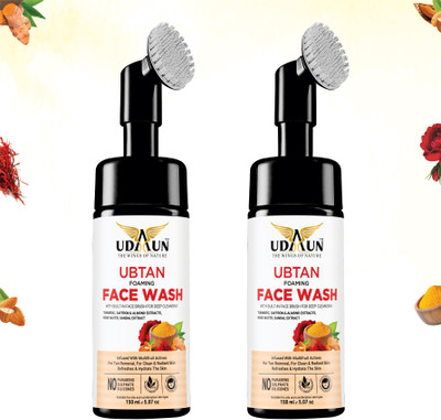 Udaun Ubtan with Turmeric & Saffron for Tan removal and brightening Face Wash(300 ml)