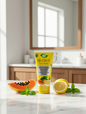 MEGHDOOT Mix Fruit Antiseptic Cleanser for Skin Pigmentation-(1x60ml) Men & Women All Skin Types Face Wash(60 ml)