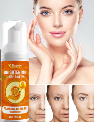 kuraiy Vitamin C Foam  Deep Clean Improve Oily Skin Care Face Wash(60 ml)