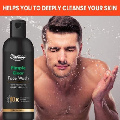 blestaaa essentialss Pimple care with Salicylic Acid nd Herba Repair FOR MEN AND WOMEN..| Men All Skin Types Face Wash(100 ml)