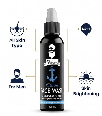 Peezons OsamGlow for Men, Fights Acne & Pimple, Skin Brightening Men All Skin Types Face Wash(120 g)