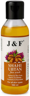 J & F Shahi Ubtan 100 ml | Haldi & Chandan Infused Men & Women All Skin Types Face Wash(100 ml)