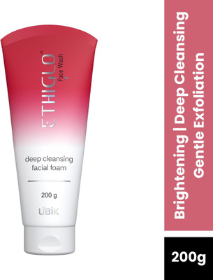 ETHIGLO Skin Lightening  with Kojic Acid, Niacinamide & Vitamin C Face Wash(200 ml)