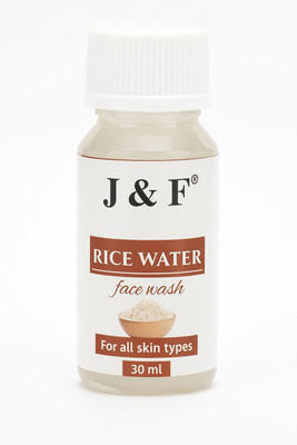J & F Rice Water Foaming 30 ml | Brightening & Deep Cleansing Men & Women All Skin Types Face Wash(30 ml)