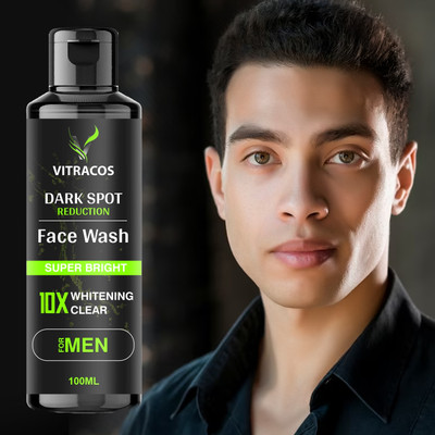 VITRACOS Dark Spot Removal | Pore Cleansing Soap-Free for Men Men All Skin Types Face Wash(100 ml)