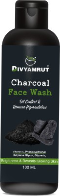 DIVYAMRUT Anti-Pollution Purity With Activated Charcoal  Face Wash(100 ml)