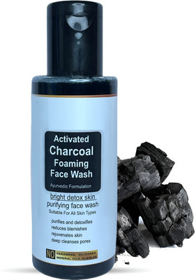 Glamezone Charcoal Foaming for Pollution & Oil Control with Activated Charcoal for Men & Women Face Wash(100 ml)