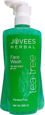 Jovees Herbal Tea Tree For Oily & Acne Prone Skin Reduces Dark Spots Face Wash(300 ml)
