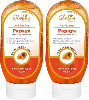 Globus Papaya(pack of 2) Face Wash(200 ml)