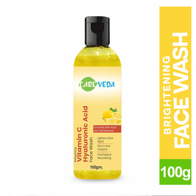 GLOBUS NATURALS Vitamin C & Hyaluronic Acid Skin Whitening Lightening Brightening Face wash For Men & Women All Skin Types Face Wash(100 ml)