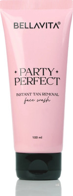 BELLAVITA Party Perfect 2-in-1  | Party-Ready Skin | Instant Tan Removal Face Wash(100 ml)