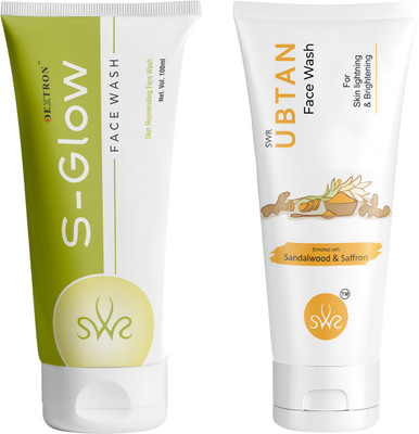 DEXTRON S-Glow & Ubtan Radiance Boost  Combo – 200ml Face Wash(200 ml)