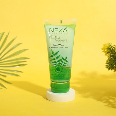 NEXA FAIR TONE Pack of 3 Neem & ALoevera  3*60ml Face Wash(180 g)