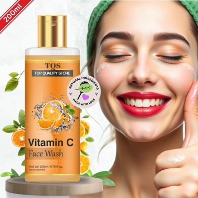 TQS Vitamin C Foaming Oil Free Look Instant Glow |  Face Wash(200 ml)