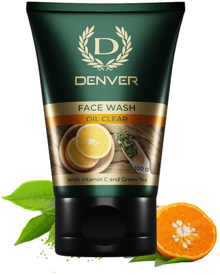 DENVER Oil Clear  -100G | Goodness of Vitamin C & Green Tea Face Wash(100 g)