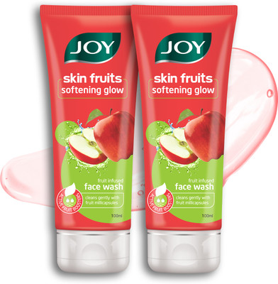 Joy Skin Fruits Softening Glow Apple  For All Skin Types Face Wash(200 ml)