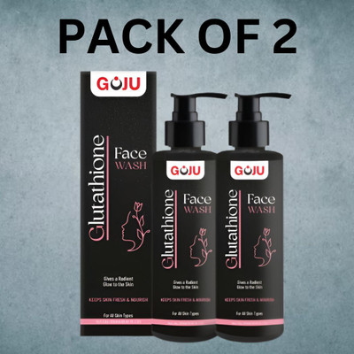 GOJU Pack of 2-Gentle Exfoliating Glutathione  Face Wash(250 ml)