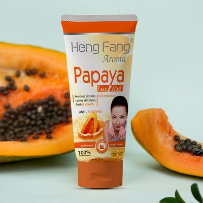 HENGFANG PAPAYA FACE WASH Men & Women All Skin Types Face Wash(100 ml)