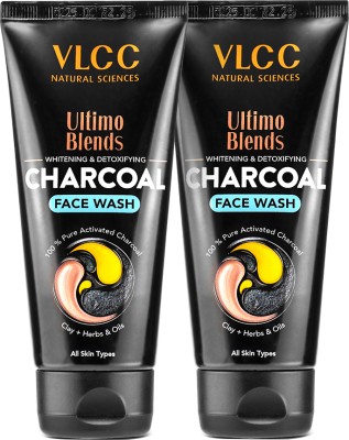 VLCC Ultimo Blends Charcoal Face Pack (Pack of 2) Face Wash(200 ml)