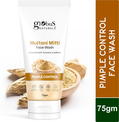 Globus Naturals Multani Mitti Men & Women All Skin Types Face Wash(75 g)
