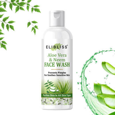 ELIBLISS Removes Dirt & Acne Control Naturals & Neem Aloe Vera Men & Women All Skin Types Face Wash(50 ml)
