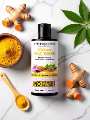 MegaValue Ubtan Natural For all Skin Type with Turmeric, Saffron for Tan Removal Men & Women All Skin Types Face Wash(100 ml)