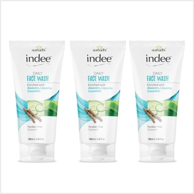 aushadhi Indee Daily  | Foaming Formula for Soft Skin Face Wash(300 ml)