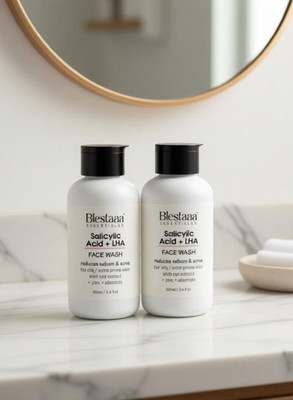 blestaaa essentialss Salicylic Acid For Oily Skinn Men & Women All Skin Types Face Wash(200 ml)