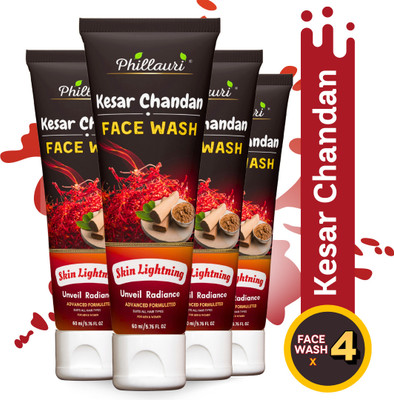 Phillauri Kesar Chandan Skin Lightening & Tan Removal Men & Women All Skin Types Face Wash(240 ml)