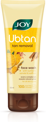 Joy De Tan Ubtan , Removes Tan,Dirt & Blemishes For Glowing Men & Women All Skin Types Face Wash(50 ml)