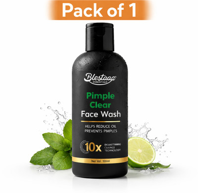 blestaaa essentialss PIMPAL CARE Charcoal Facewash for Deep Detox,Reduce BSLS&Paraben Free Men & Women All Skin Types Face Wash(100 ml)