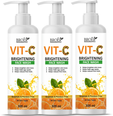 BROER Skin Brightening Vitamin C Face Wash(600 ml)