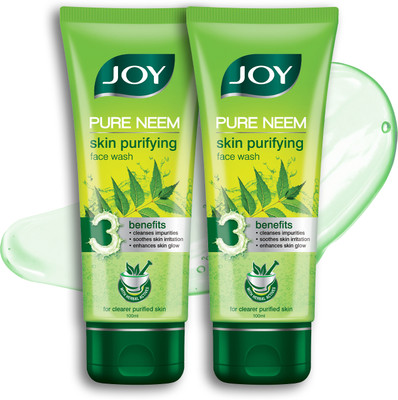 Joy Pure Neem Skin Purifying  For Pimples & Acne Control Face Wash(200 ml)