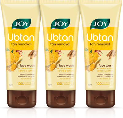 Joy De Tan Ubtan , Removes Tan,Dirt & Blemishes For Glowing Skin Men & Women All Skin Types Face Wash(150 ml)