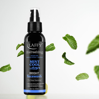LAFFY Mint Ocean Deep Clean  – Removes Dirt & Excess Oil | Ideal for Daily Use Face Wash(100 ml)