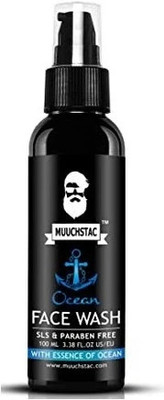 HotHerb MUUCHSTAC Ocean for Men, Fights Acne & Pimple, Skin Brightening, All Skin Types  Face Wash(100 ml)