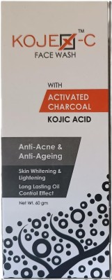 KOJEX C FACE WASH (WITH ACTIVATED CHARCOAL & KOJIC ACID) 60g Face Wash(60 g)