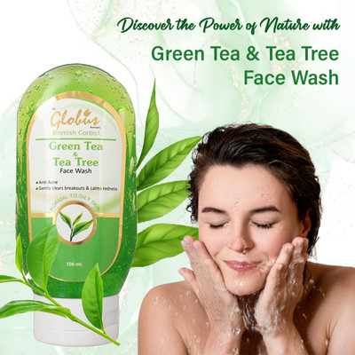 Globus Remedies Green Tea Face Wash(100 ml)