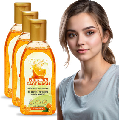 BKF Triple Pack Vitamin-C  – Gentle Daily Cleanser Face Wash(100 ml)