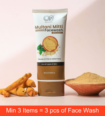 Co BEAUTY MULTANI MITTI FACEWASH Men & Women All Skin Types Face Wash(100 g)