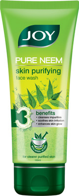 Joy Skin Purifying Neem For Oily Skin | Fights Acne, Pimples Men & Women All Skin Types Face Wash(100 ml)