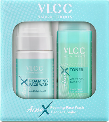 VLCC AcneX Face wash with Free Toner For Oily Skin Tone Acne Control(2 Items in the set)