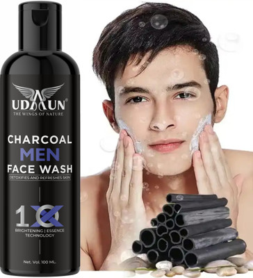 Udaun Charcoal Purifying Glowing Skin  Face Wash(100 ml)