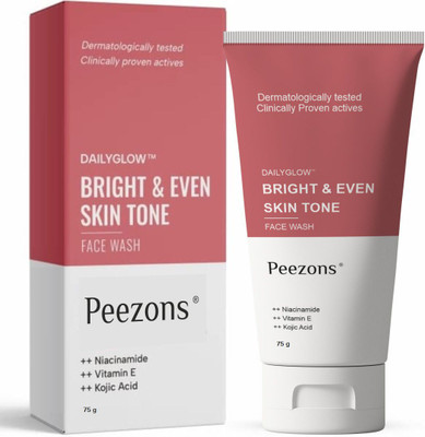 Peezons Dailyglow Bright & Even Skin Tone Men & Women All Skin Types Face Wash(75 g)