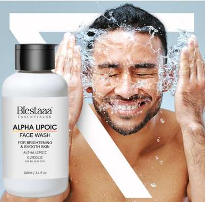 blestaaa essentialss ALPHA MEN Bright Glow Men & Women All Skin Types Face Wash(100 g)
