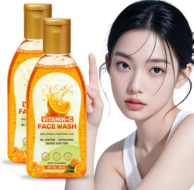 SOULMINE Vitamin-C  2-Pack – Brightening & Oil Control – 100ml Each Face Wash(100 ml)
