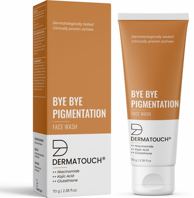 Dermatouch Bye Bye Pigmentation Niacinamide, Kojic Acid, & Glutathione Face Wash(70 g)