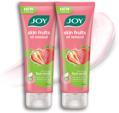 Joy Skin Fruits Oil Control Strawberry  For Oily Skin Face Wash(200 ml)