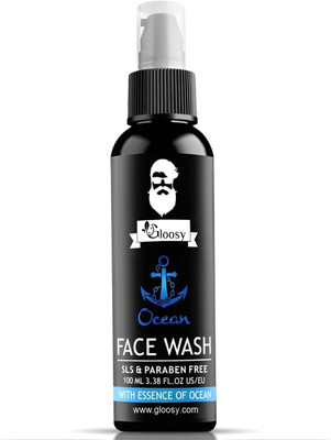 Gloosy Ocean for Men, Fights Acne & Pimple, Brighten Skin Men All Skin Types Face Wash(100 ml)
