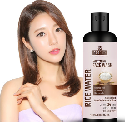 CASSIDY RICE WATER FACE WASH Face Cleanser for Glowing Skin, Dirt Removal Men & Women All Skin Types Face Wash(100 g)